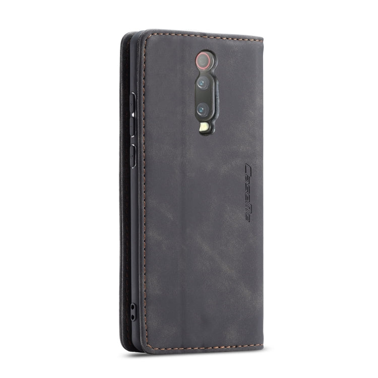 CaseMe-013 Multi-functional Retro Frosted Horizontal Flip Leather Case with Card Slot & Holder & Wallet For Xiaomi Mi 9T Pro / Redmi K20 Pro / Xiaomi Mi 9T / Redmi K20(Black) - Xiaomi Cases by CaseMe | Online Shopping South Africa | PMC Jewellery | Buy Now Pay Later Mobicred