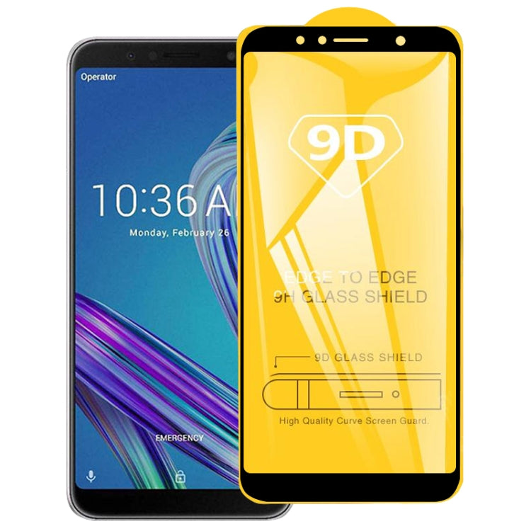 9D Full Glue Full Screen Tempered Glass Film For Asus Zenfone Max Pro (M1) ZB601KL - ASUS Tempered Glass by PMC Jewellery | Online Shopping South Africa | PMC Jewellery | Buy Now Pay Later Mobicred