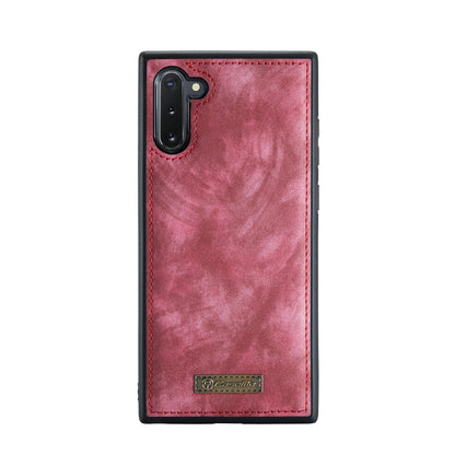 For Samsung Galaxy Note10 CaseMe-008 Detachable Multifunctional Flip Leather Phone Case(Red) - Galaxy Phone Cases by CaseMe | Online Shopping South Africa | PMC Jewellery | Buy Now Pay Later Mobicred