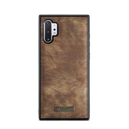 For Samsung Galaxy Note10+ CaseMe-008 Detachable Multifunctional Flip Leather Phone Case(Brown) - Galaxy Phone Cases by CaseMe | Online Shopping South Africa | PMC Jewellery | Buy Now Pay Later Mobicred