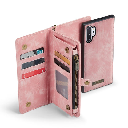 For Samsung Galaxy Note10+ CaseMe-008 Detachable Multifunctional Flip Leather Phone Case(Pink) - Galaxy Phone Cases by CaseMe | Online Shopping South Africa | PMC Jewellery | Buy Now Pay Later Mobicred