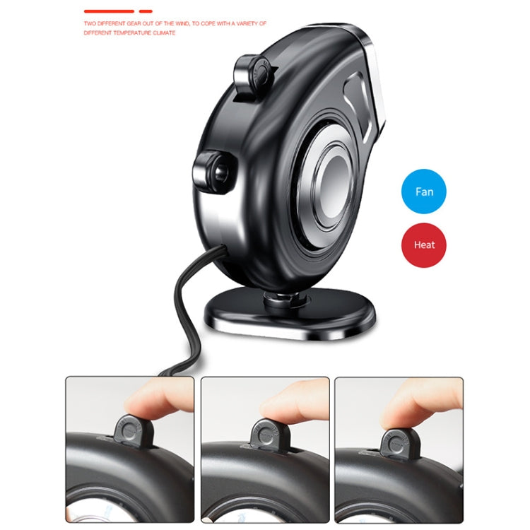 Portable Car Dashboard Electric Heater Winter Defroster, Voltage:12V(White) - Heating & Fans by PMC TechLife | Online Shopping South Africa | PMC TechLife | Buy Now Pay Later Mobicred