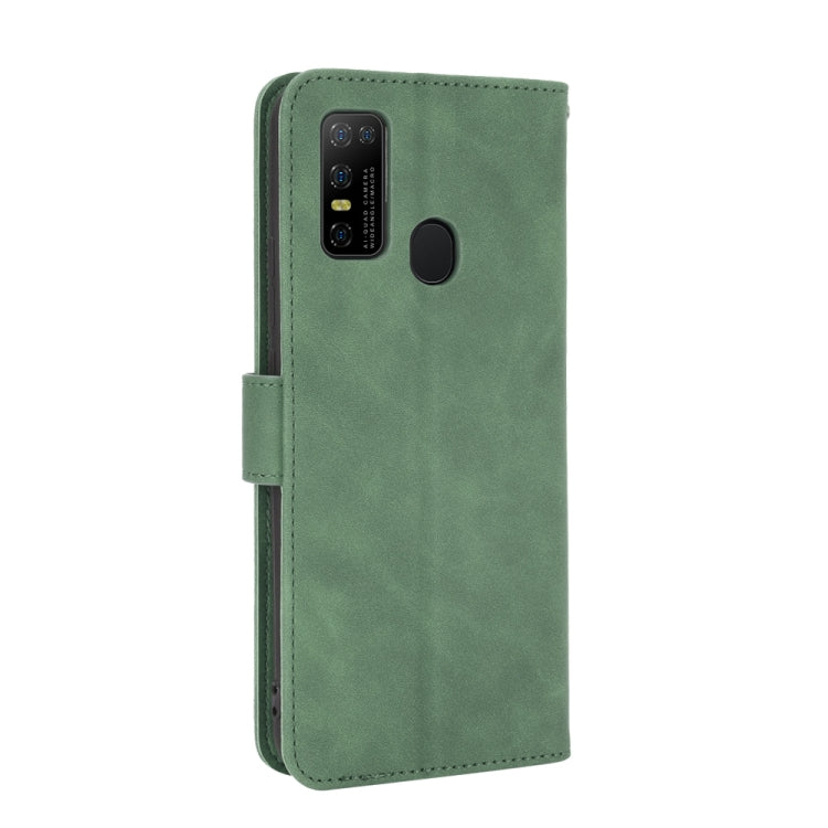 For DOOGEE N30 Solid Color Skin Feel Magnetic Buckle Horizontal Flip Calf Texture PU Leather Case with Holder & Card Slots & Wallet(Green) - More Brand by PMC Jewellery | Online Shopping South Africa | PMC Jewellery | Buy Now Pay Later Mobicred