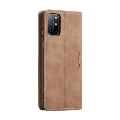 For OnePlus 8T CaseMe-013 Multifunctional Retro Frosted Horizontal Flip Leather Case with Card Slot & Holder & Wallet(Brown) - OnePlus Cases by CaseMe | Online Shopping South Africa | PMC Jewellery | Buy Now Pay Later Mobicred