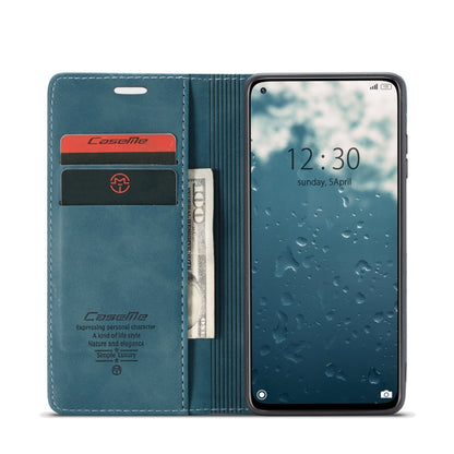 For Xiaomi Mi 10T Lite 5G CaseMe-013 Multifunctional Retro Frosted Horizontal Flip Leather Case with Card Slot & Holder & Wallet(Blue) - Xiaomi Cases by CaseMe | Online Shopping South Africa | PMC Jewellery | Buy Now Pay Later Mobicred