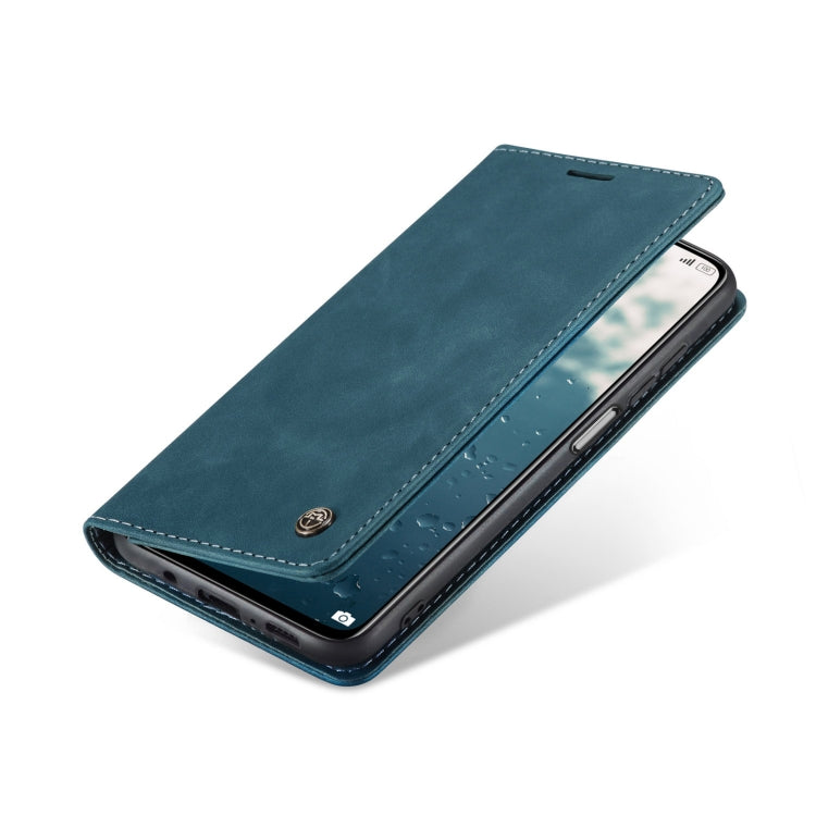 For Xiaomi Mi 10T Lite 5G CaseMe-013 Multifunctional Retro Frosted Horizontal Flip Leather Case with Card Slot & Holder & Wallet(Blue) - Xiaomi Cases by CaseMe | Online Shopping South Africa | PMC Jewellery | Buy Now Pay Later Mobicred