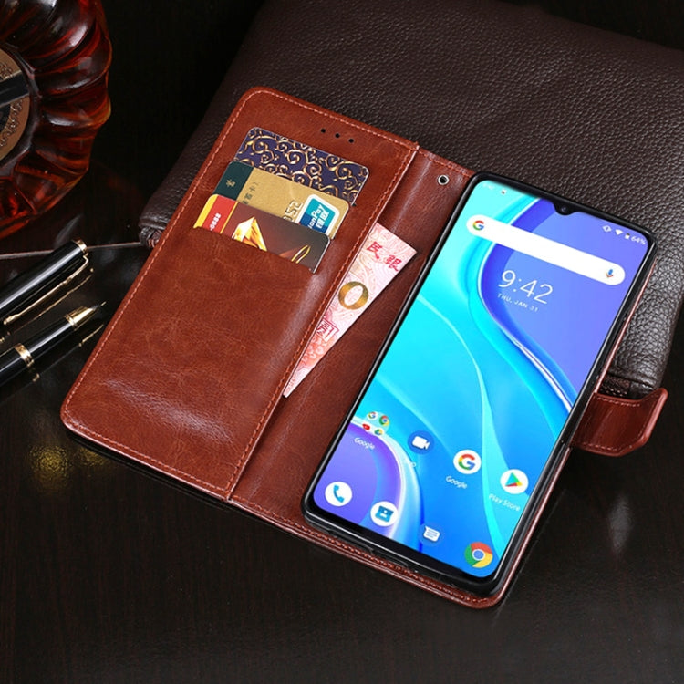 For UMIDIGI A7S idewei Crazy Horse Texture Horizontal Flip Leather Case with Holder & Card Slots & Wallet(Red) - More Brand by idewei | Online Shopping South Africa | PMC Jewellery | Buy Now Pay Later Mobicred