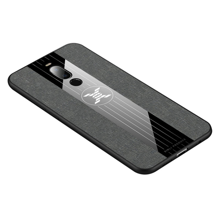 For Meizu Note 8 XINLI Stitching Cloth Texture Shockproof TPU Protective Case(Grey) - Meizu by XINLI | Online Shopping South Africa | PMC Jewellery | Buy Now Pay Later Mobicred