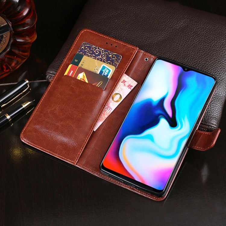 For Lenovo K12 idewei Crazy Horse Texture Horizontal Flip Leather Case with Holder & Card Slots & Wallet(Brown) - Lenovo by idewei | Online Shopping South Africa | PMC Jewellery | Buy Now Pay Later Mobicred