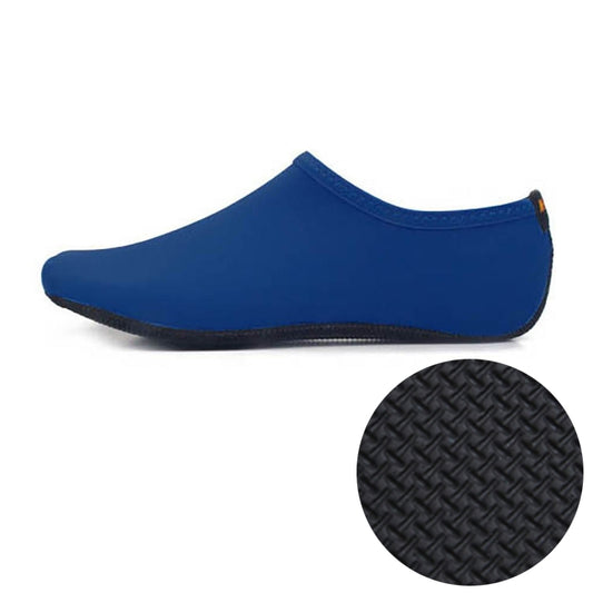 3mm Non-slip Rubber Embossing Texture Sole Solid Color Diving Shoes and Socks, One Pair, Size:S (Navy Blue) - Swimming Fins & Diving Shoes by PMC Jewellery | Online Shopping South Africa | PMC Jewellery | Buy Now Pay Later Mobicred