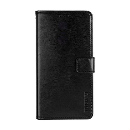 For HTC Desire 21 Pro 5G idewei Crazy Horse Texture Horizontal Flip Leather Case with Holder & Card Slots & Wallet(Black) - HTC by idewei | Online Shopping South Africa | PMC Jewellery | Buy Now Pay Later Mobicred