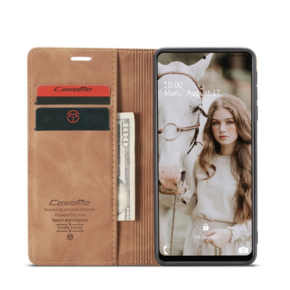 For Samsung Galaxy A72 5G / 4G CaseMe 013 Multifunctional Horizontal Flip Leather Case with Holder & Card Slot & Wallet(Brown) - Galaxy Phone Cases by CaseMe | Online Shopping South Africa | PMC Jewellery | Buy Now Pay Later Mobicred