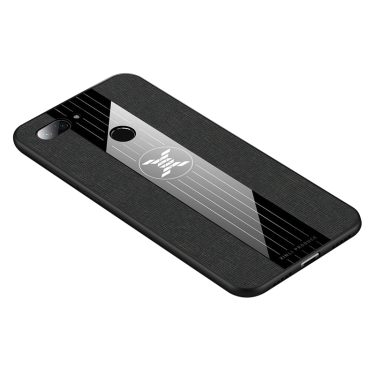 For Xiaomi Mi 8 Lite XINLI Stitching Cloth Texture Shockproof TPU Protective Case(Black) - Xiaomi Cases by XINLI | Online Shopping South Africa | PMC Jewellery
