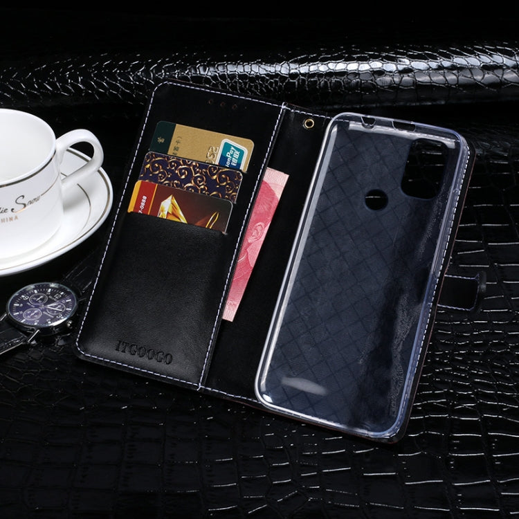 For Blackview A70 idewei Crocodile Texture Horizontal Flip Leather Case with Holder & Card Slots & Wallet(Black) - More Brand by idewei | Online Shopping South Africa | PMC TechLife | Buy Now Pay Later Mobicred