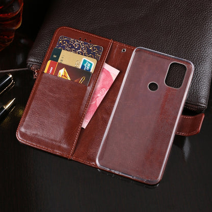 For Blackview A70 idewei Crazy Horse Texture Horizontal Flip Leather Case with Holder & Card Slots & Wallet(Sky Blue) - More Brand by idewei | Online Shopping South Africa | PMC Jewellery | Buy Now Pay Later Mobicred