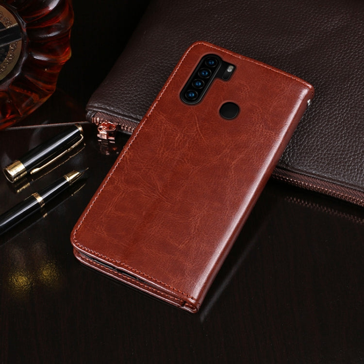 For Blackview A80 Plus idewei Crazy Horse Texture Horizontal Flip Leather Case with Holder & Card Slots & Wallet(Brown) - More Brand by idewei | Online Shopping South Africa | PMC Jewellery | Buy Now Pay Later Mobicred
