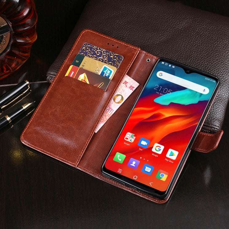 For Blackview A80 Plus idewei Crazy Horse Texture Horizontal Flip Leather Case with Holder & Card Slots & Wallet(Brown) - free shipping - PMC TechLife - Order now!