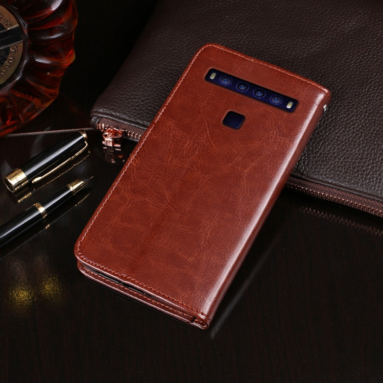 For TCL 10 5G idewei Crazy Horse Texture Horizontal Flip Leather Case with Holder & Card Slots & Wallet(Rose Red) - More Brand by idewei | Online Shopping South Africa | PMC Jewellery | Buy Now Pay Later Mobicred