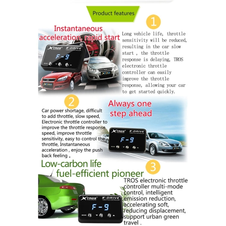 For Proton Waja TROS KS-5Drive Potent Booster Electronic Throttle Controller - Car Modification by TROS | Online Shopping South Africa | PMC TechLife | Buy Now Pay Later Mobicred