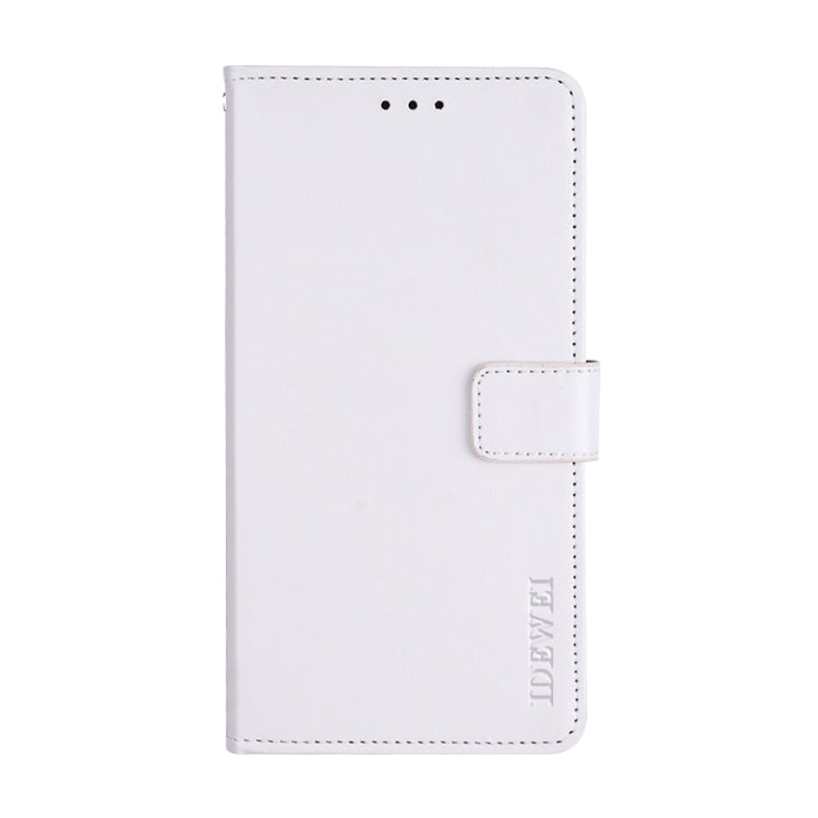 For Meizu 18 Pro idewei Crazy Horse Texture Horizontal Flip Leather Case with Holder & Card Slots & Wallet(White) - Meizu by idewei | Online Shopping South Africa | PMC Jewellery | Buy Now Pay Later Mobicred