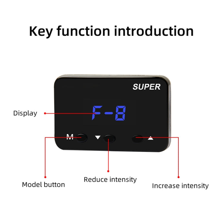 For Renault Captur 2013- Car Potent Booster Electronic Throttle Controller - Car Modification by PMC Jewellery | Online Shopping South Africa | PMC Jewellery | Buy Now Pay Later Mobicred