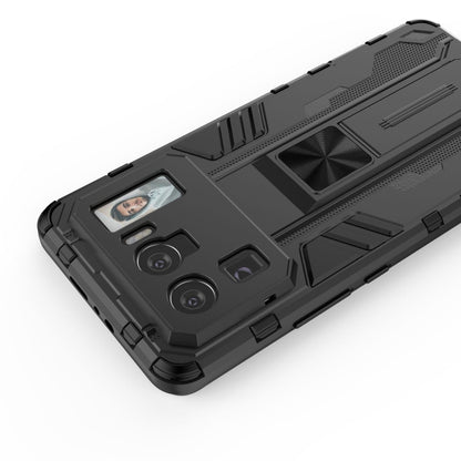 For Xiaomi Mi 11 Ultra Supersonic PC + TPU Shock-proof Protective Case with Holder(Black) - Xiaomi Cases by PMC Jewellery | Online Shopping South Africa | PMC Jewellery