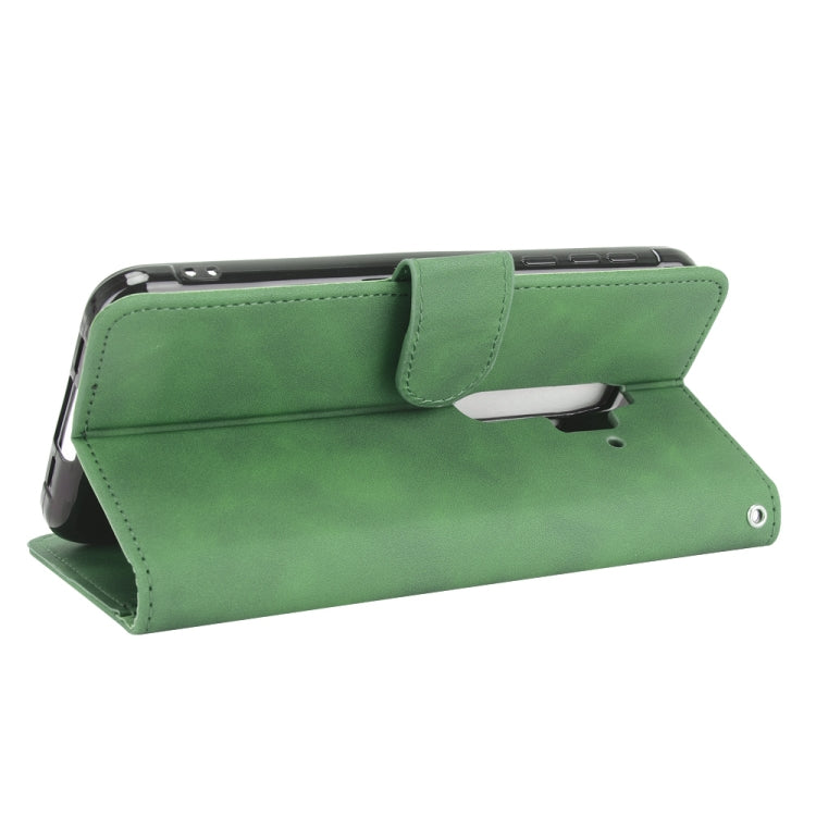 For Blackview BV6300 Pro Solid Color Skin Feel Magnetic Buckle Horizontal Flip Calf Texture PU Leather Case with Holder & Card Slots & Wallet(Green) - More Brand by PMC Jewellery | Online Shopping South Africa | PMC Jewellery | Buy Now Pay Later Mobicred