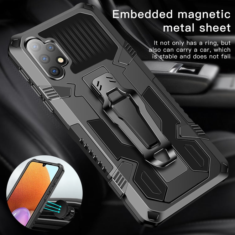 For OPPO A54 4G Armor Warrior Shockproof PC + TPU Protective Case(Grey) - OPPO Cases by PMC TechLife | Online Shopping South Africa | PMC TechLife