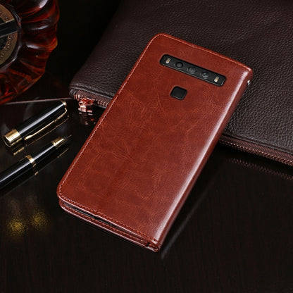 For TCL 10 5G UW idewei Crazy Horse Texture Horizontal Flip Leather Case with Holder & Card Slots & Wallet(Rose Red) - More Brand by idewei | Online Shopping South Africa | PMC Jewellery | Buy Now Pay Later Mobicred