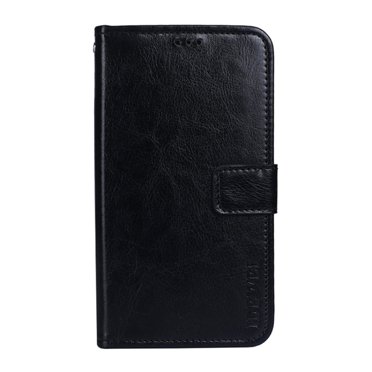 For Ulefone Armor 10 5G idewei Crazy Horse Texture Horizontal Flip Leather Case with Holder & Card Slots & Wallet(Black) - free shipping - PMC Jewellery - Order now!