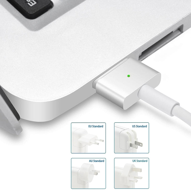A1424 85W 20V 4.25A 5 Pin MagSafe 2 Power Adapter for MacBook, Cable Length: 1.6m, AU Plug - Cable & Adapter by PMC Jewellery | Online Shopping South Africa | PMC Jewellery | Buy Now Pay Later Mobicred