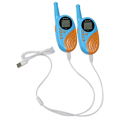 1 Pair RETEVIS RT-35 0.5W US Frequency 462.550-467.7125MHz 22CHS Children Handheld Walkie Talkie(Blue) - Children by RETEVIS | Online Shopping South Africa | PMC Jewellery | Buy Now Pay Later Mobicred