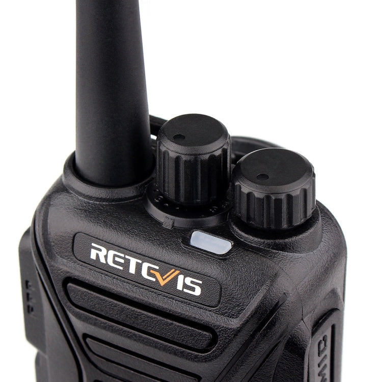 RETEVIS RT27 0.5W EU Frequency 446MHz 16CHS FRS Two Way Radio Handheld Walkie Talkie, EU Plug(Black) - Handheld Walkie Talkie by RETEVIS | Online Shopping South Africa | PMC Jewellery | Buy Now Pay Later Mobicred