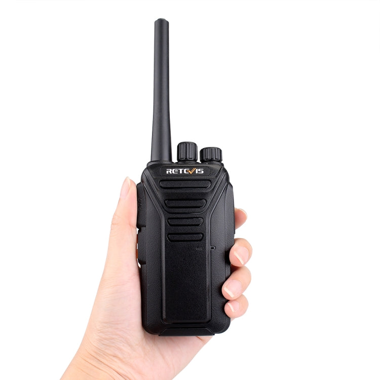 RETEVIS RT27 0.5W EU Frequency 446MHz 16CHS FRS Two Way Radio Handheld Walkie Talkie, EU Plug(Black) - Handheld Walkie Talkie by RETEVIS | Online Shopping South Africa | PMC Jewellery | Buy Now Pay Later Mobicred