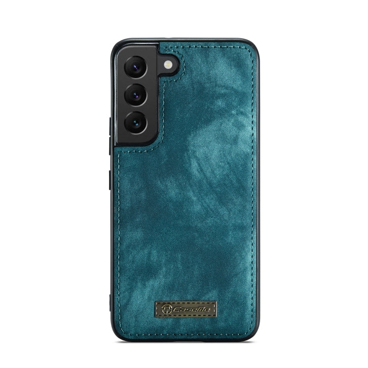 ForFor Samsung Galaxy S21 FE CaseMe 008 Detachable Multifunctional Flip Leather Phone Case(Blue) - Galaxy Phone Cases by CaseMe | Online Shopping South Africa | PMC Jewellery | Buy Now Pay Later Mobicred