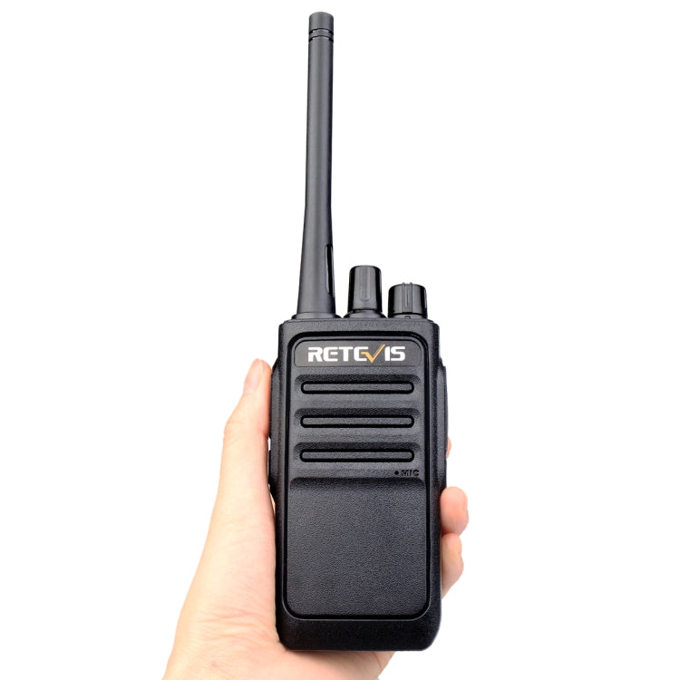 1 Pair RETEVIS RT17 2W 16CHS FRS Two Way Radio Handheld Walkie Talkie, US Plug(Black) - Handheld Walkie Talkie by RETEVIS | Online Shopping South Africa | PMC Jewellery | Buy Now Pay Later Mobicred