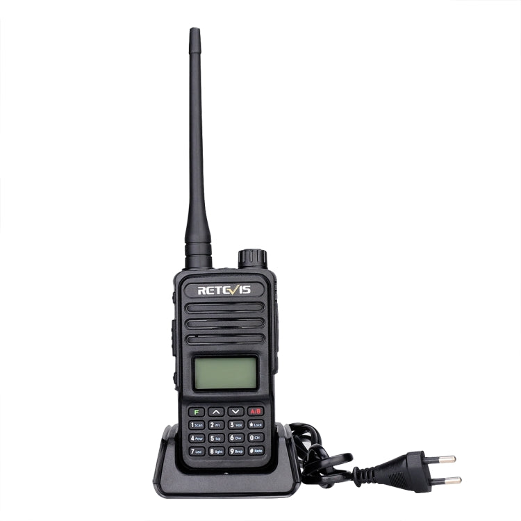 RETEVIS RT85 EU Frequency 136.000-174.000MHz+400.000-470.000MHz 200CHS Dual Band Digital Two Way Radio Handheld Walkie Talkie(Black) - Handheld Walkie Talkie by RETEVIS | Online Shopping South Africa | PMC Jewellery | Buy Now Pay Later Mobicred