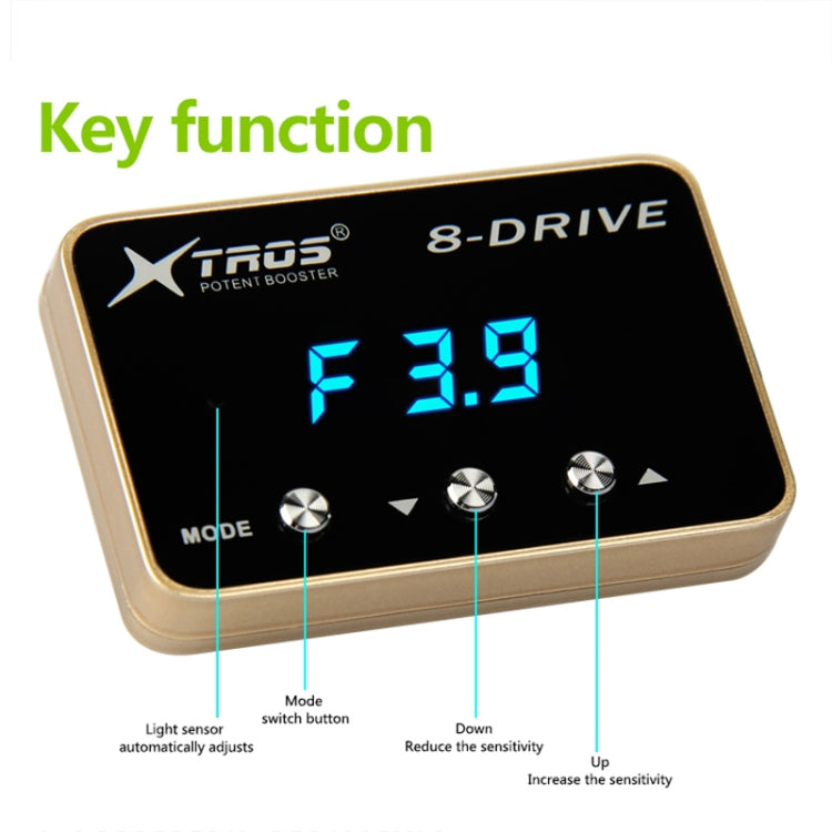 For Audi Q3 2012- TROS 8-Drive Potent Booster Electronic Throttle Controller Speed Booster - Car Modification by TROS | Online Shopping South Africa | PMC Jewellery | Buy Now Pay Later Mobicred