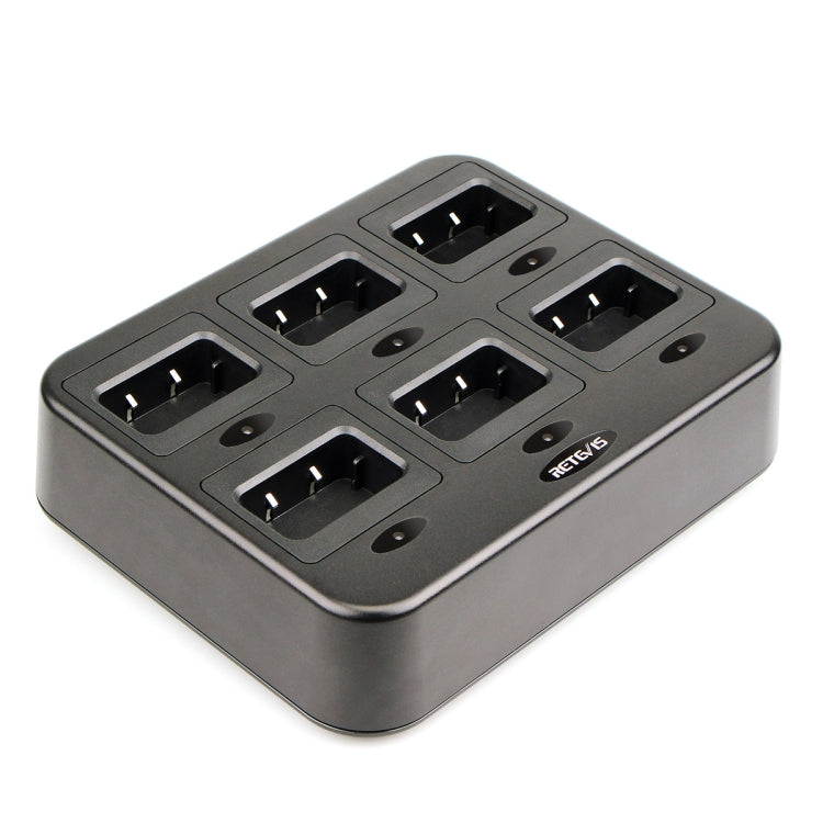 RETEVIS RTC27 Multi-function Six-Way Walkie Talkie Charger for Retevis RT27, US Plug - free shipping - PMC Jewellery - Order now!