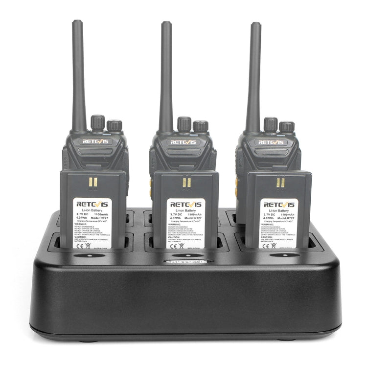RETEVIS RTC27 Multi-function Six-Way Walkie Talkie Charger for Retevis RT27, US Plug - free shipping - PMC Jewellery - Order now!
