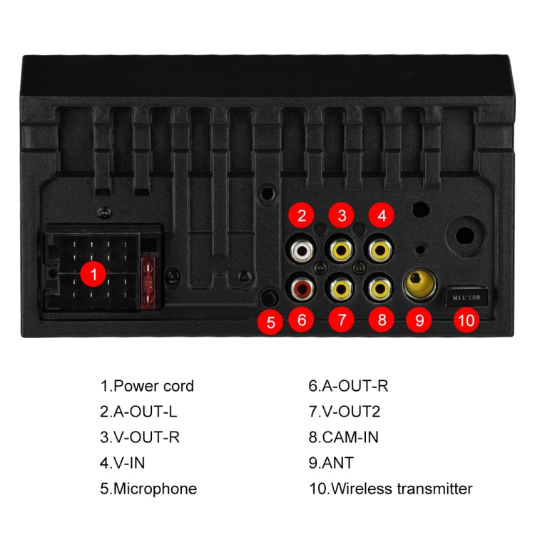 A2891 7 inch Car HD MP5 Carplay Bluetooth Music Player Reversing Image All-in-one Machine Support FM / U Disk with Remote Controler, Style:Standard - Car MP3 & MP4 & MP5 by PMC Jewellery | Online Shopping South Africa | PMC Jewellery | Buy Now Pay Later Mobicred