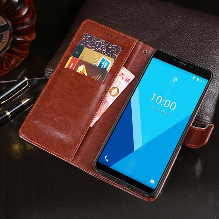 For Wiko Y51 idewei Crazy Horse Texture Horizontal Flip Leather Case with Holder & Card Slots & Wallet(Red) - Wiko by idewei | Online Shopping South Africa | PMC Jewellery | Buy Now Pay Later Mobicred