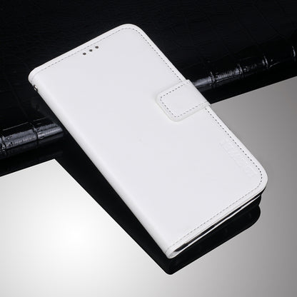 For Wiko Y51 idewei Crazy Horse Texture Horizontal Flip Leather Case with Holder & Card Slots & Wallet(White) - Wiko by idewei | Online Shopping South Africa | PMC Jewellery | Buy Now Pay Later Mobicred