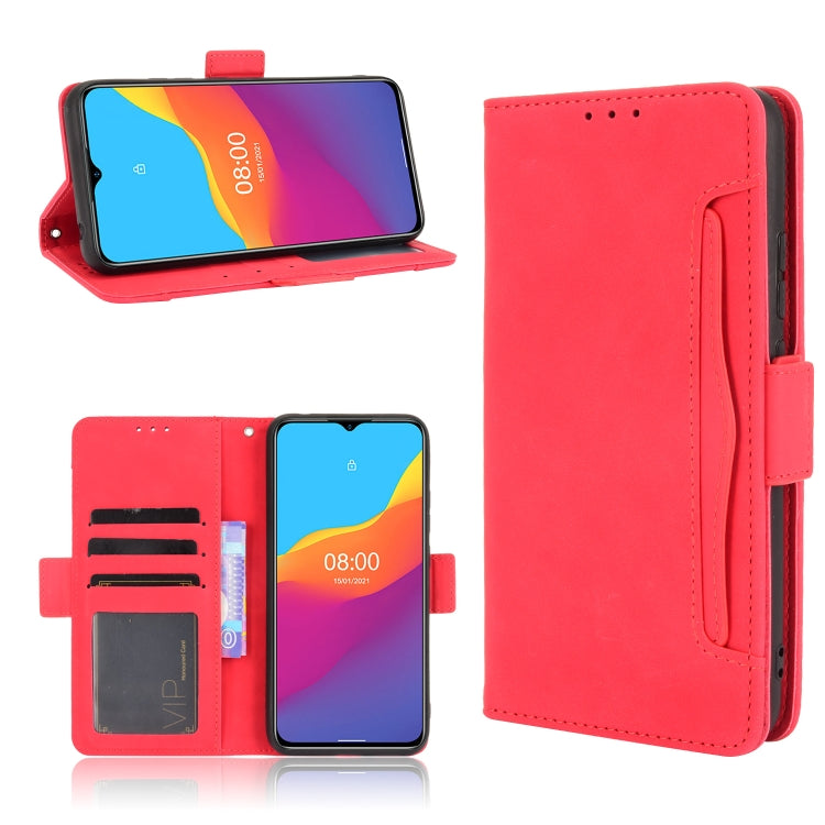 For Ulefone Note 10 Skin Feel Calf Pattern Horizontal Flip Leather Case with Holder & Card Slots & Photo Frame(Red) - Ulefone Cases by PMC Jewellery | Online Shopping South Africa | PMC Jewellery | Buy Now Pay Later Mobicred