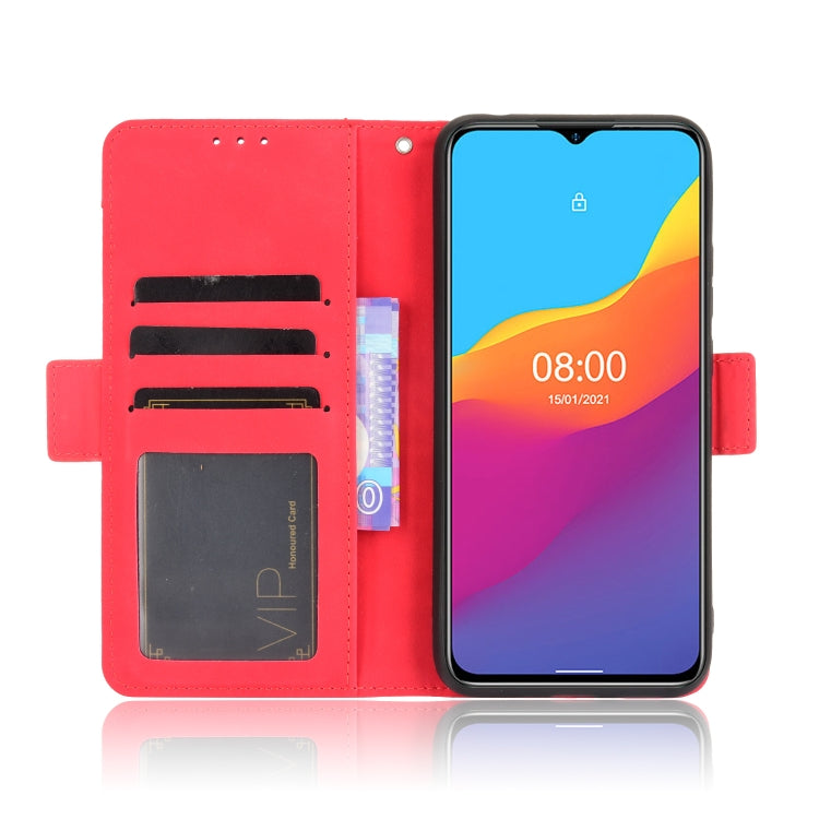 For Ulefone Note 10 Skin Feel Calf Pattern Horizontal Flip Leather Case with Holder & Card Slots & Photo Frame(Red) - Ulefone Cases by PMC Jewellery | Online Shopping South Africa | PMC Jewellery | Buy Now Pay Later Mobicred