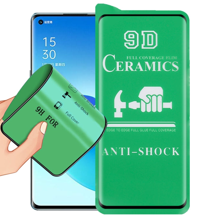 For OPPO Reno6 Pro 5G / Reno7 Pro 5G 9D Full Screen Full Glue Ceramic Film - OPPO Tempered Glass by PMC TechLife | Online Shopping South Africa | PMC TechLife | Buy Now Pay Later Mobicred