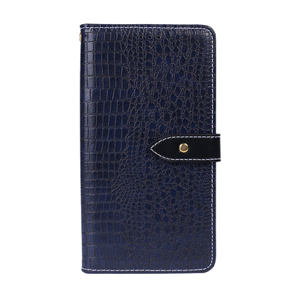 For Wiko Y62 idewei Crocodile Texture Horizontal Flip Leather Case with Holder & Card Slots & Wallet(Dark Blue) - Wiko by idewei | Online Shopping South Africa | PMC Jewellery | Buy Now Pay Later Mobicred