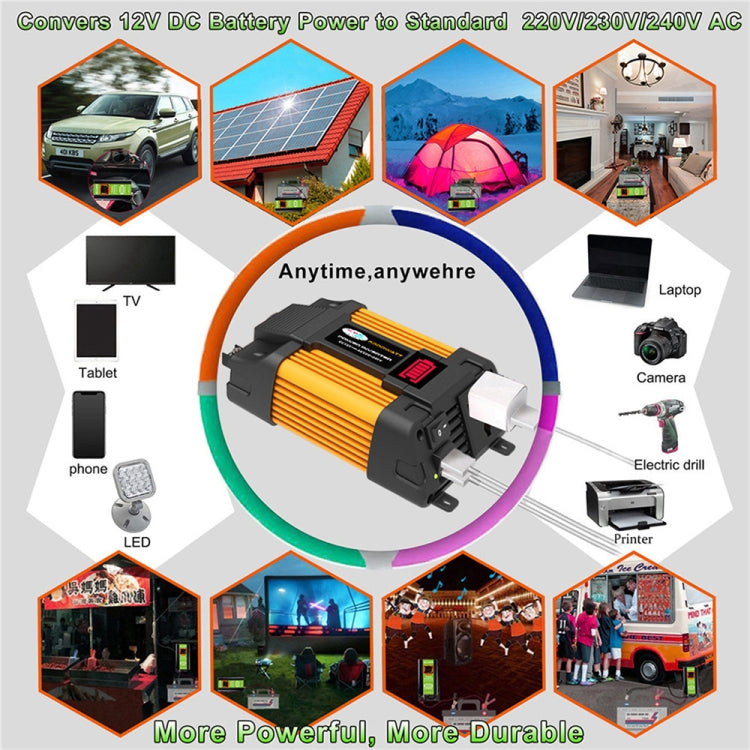 Little Wasp 12V to 220V 4000W Car Power Inverter with LED Display & Dual USB - Modified Square Wave by PMC TechLife | Online Shopping South Africa | PMC TechLife | Buy Now Pay Later Mobicred