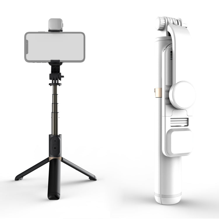 Q03S Fill Light Bluetooth Selfie Stick Tripod Mobile Phone Holder(White) - Selfie Sticks by PMC TechLife | Online Shopping South Africa | PMC TechLife | Buy Now Pay Later Mobicred