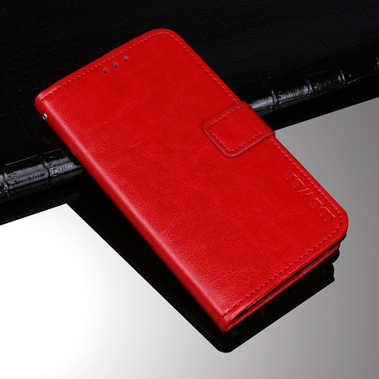 For Blackview A90 idewei Crazy Horse Texture Horizontal Flip Leather Case with Holder & Card Slots & Wallet(Red) - More Brand by idewei | Online Shopping South Africa | PMC Jewellery | Buy Now Pay Later Mobicred
